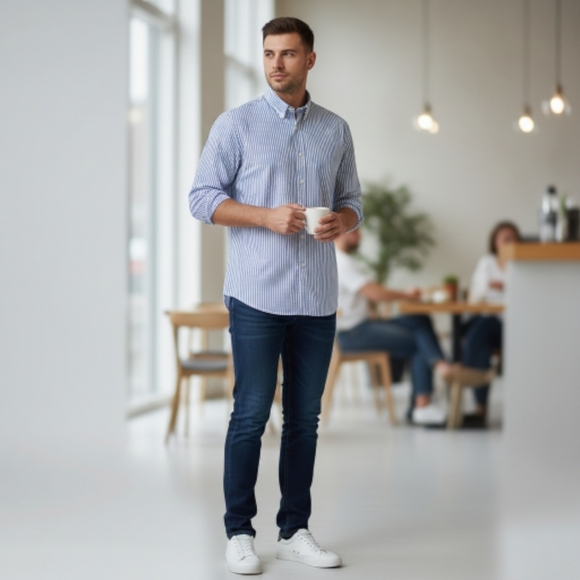 Claiborne Slim Fit Dress Shirt - Picture 3 of 7